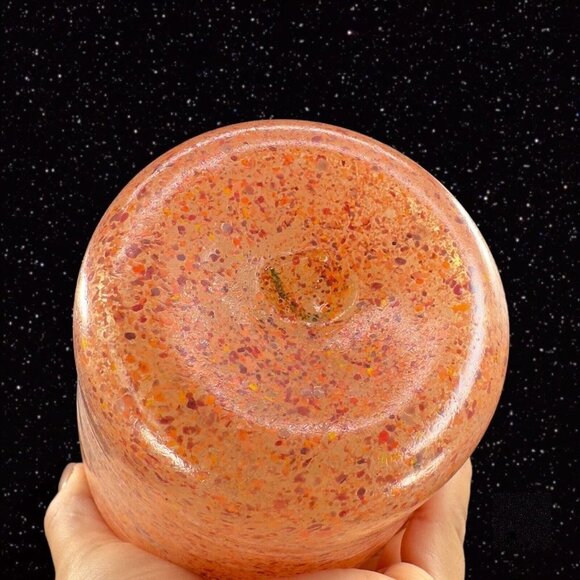 1970s Italian Murano Art Glass Seguso Scavo Triple Handle Vase Jug Textured VTG - Picture 8 of 14